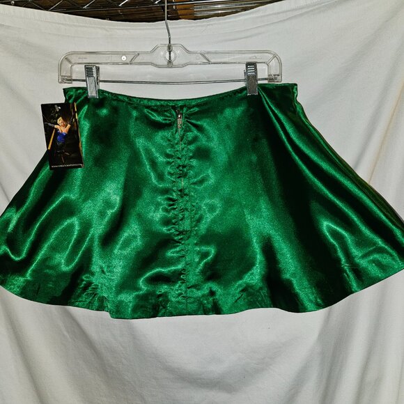 2XL NWT LAMBSKIN LEATHER MICRO MINI SKIRT - Picture 9 of 14